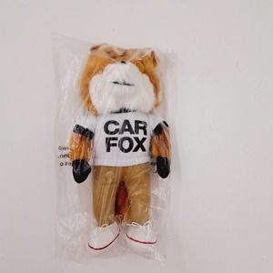 NIP 10" Car Fox Stuffed Animal Plush Tshirt Sneakers Advertising TV Memorabilia